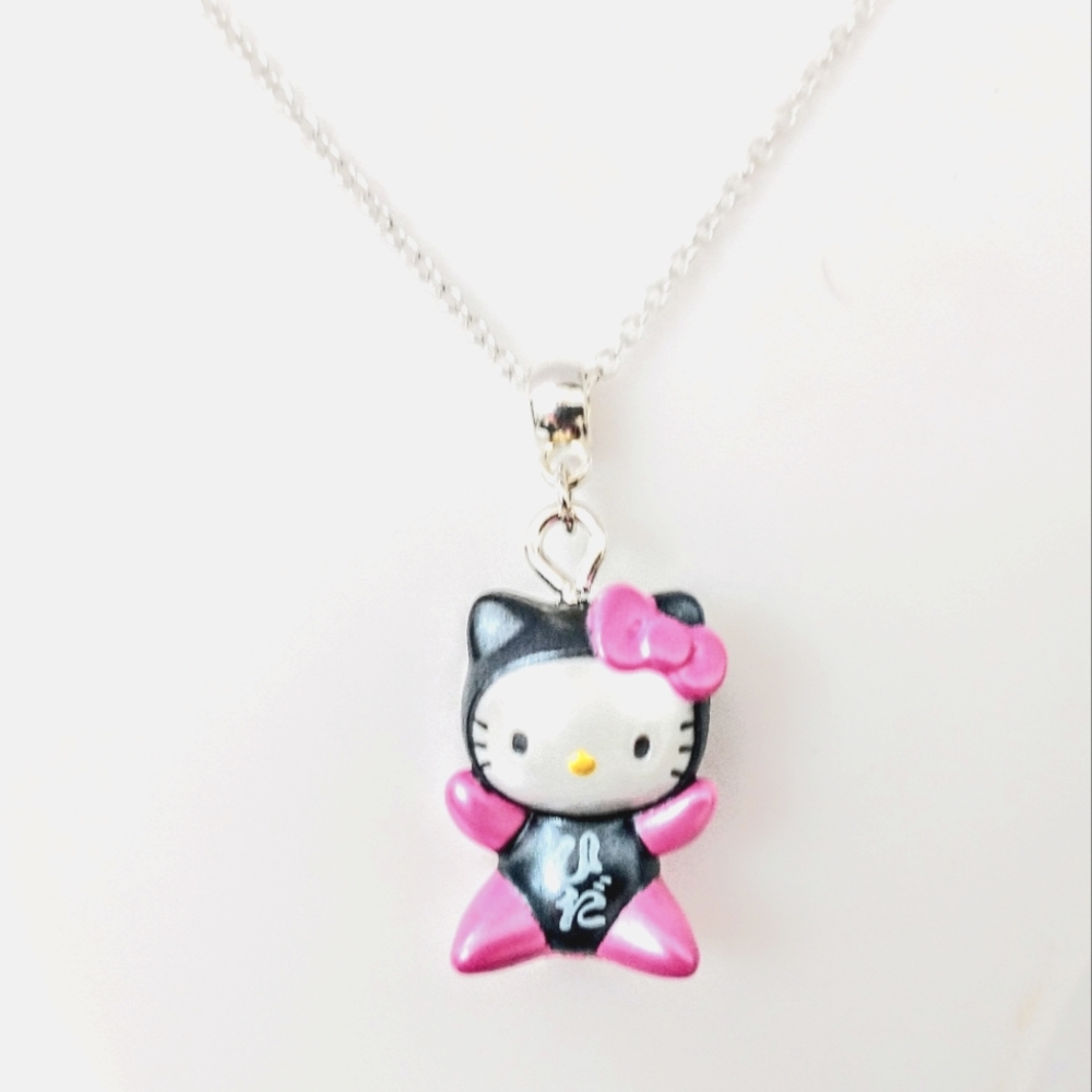 hello Kitty Figure Charm Necklace Feng Shui